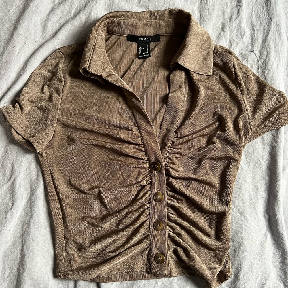 Forever 21 Ruched Top
